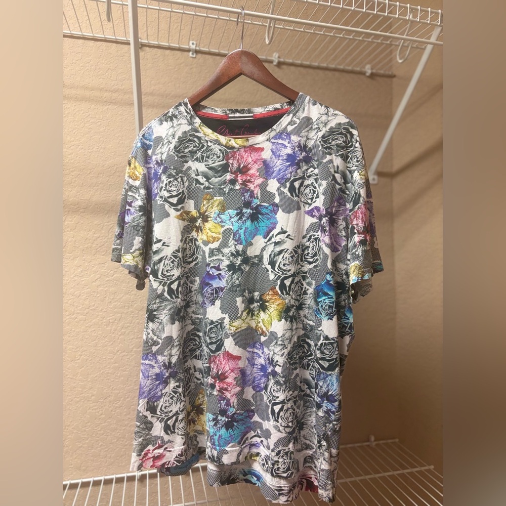 Men's Robert Graham Floral Tee